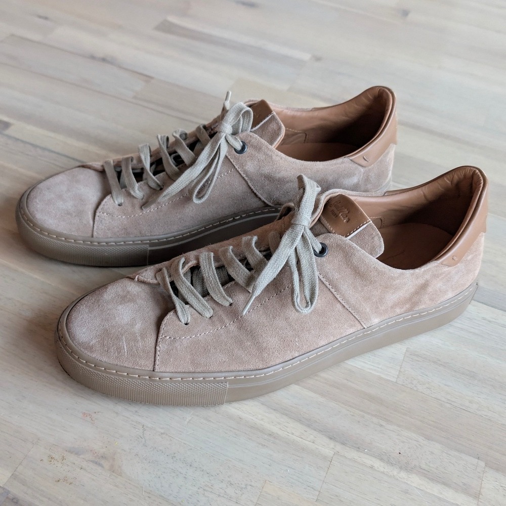 Good Man Brand Suede‎ Leather Sneakers Tan Casual Lace Up Mens Shoes